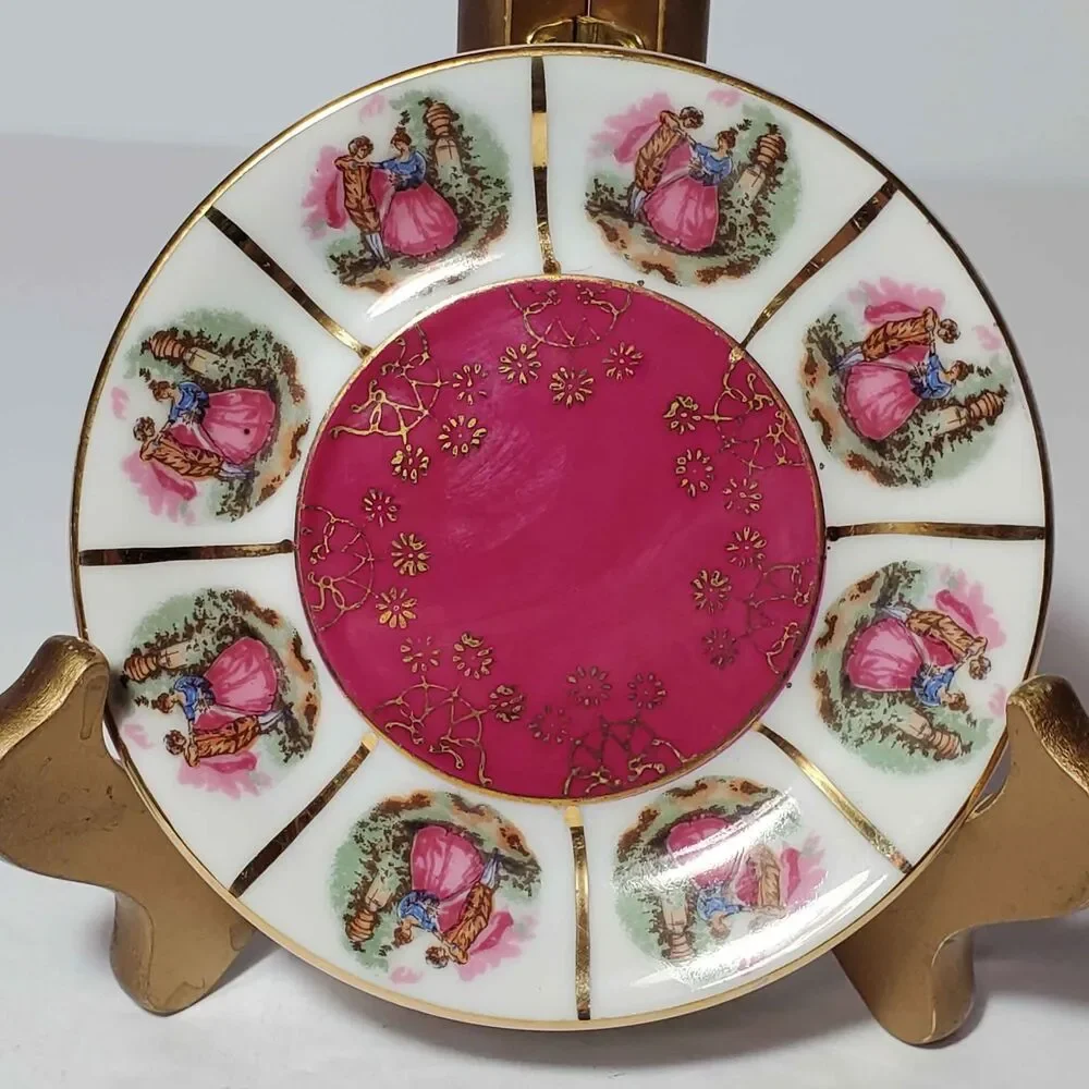 Courting Couple Demitasse (Small) Cup and Saucer